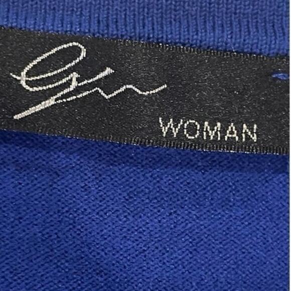 Lyn Cornflower Blue Cardigan Sweater Sz. 1X - Picture 3 of 4